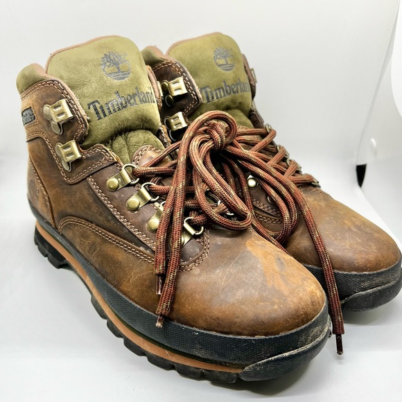 Timberland Hiking Boots Classic Leather Euro Hiker Ankle 95310 Women's Boots 8.5 - Picture 2 of 9